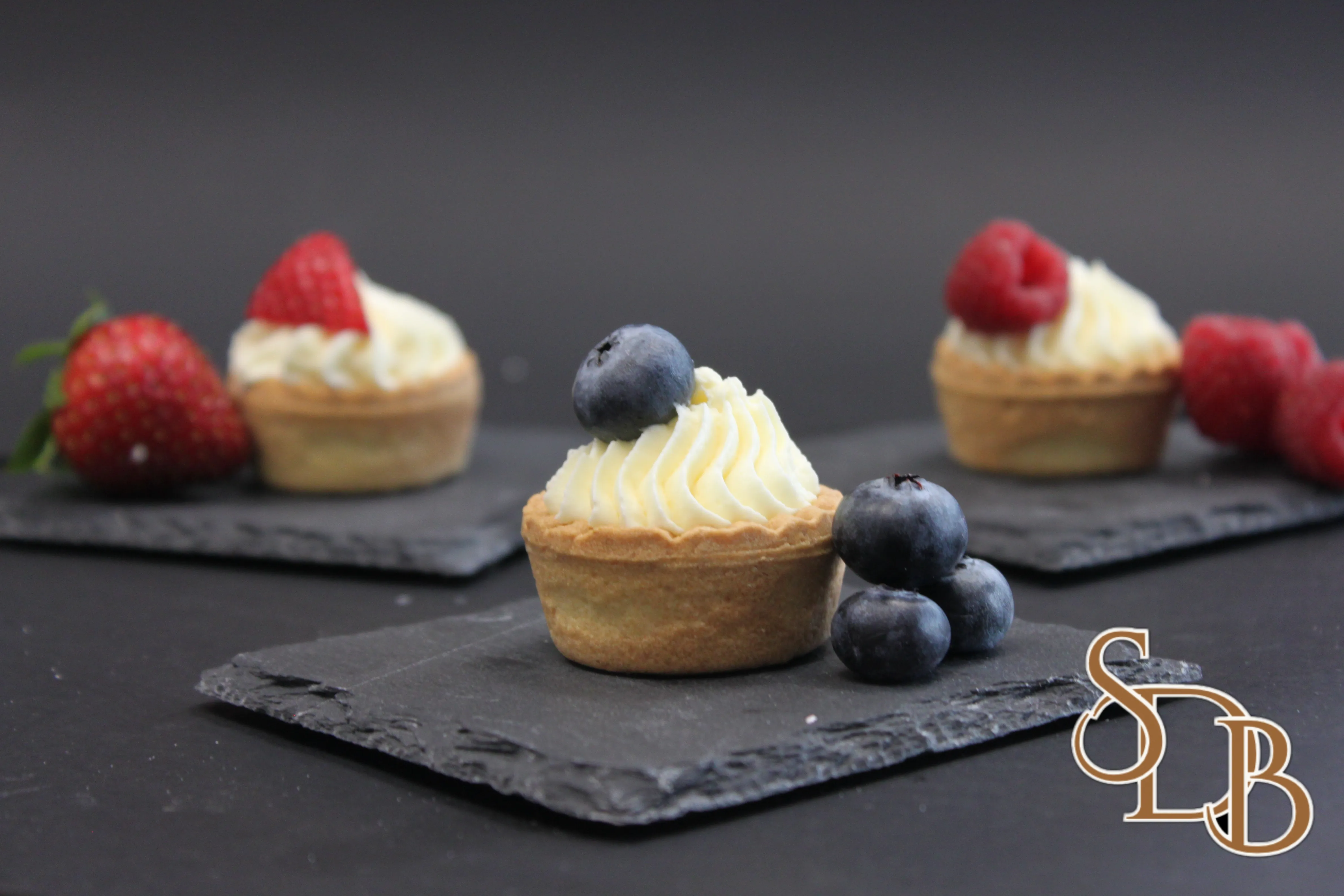 Тарталета с ванилов крем